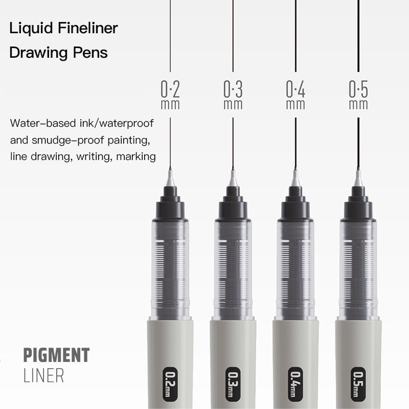 Copic Marker Sketch - Caneta Marcadora Micro LANGUO 0.2/0.3/0.4/0.5 mm,
