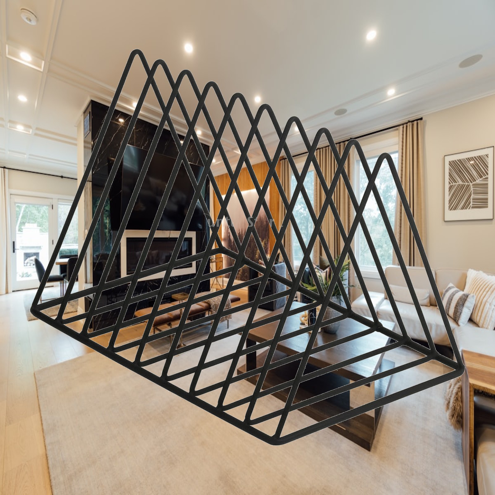 Magazine Holder Rack - Organizador de mesa em arame de