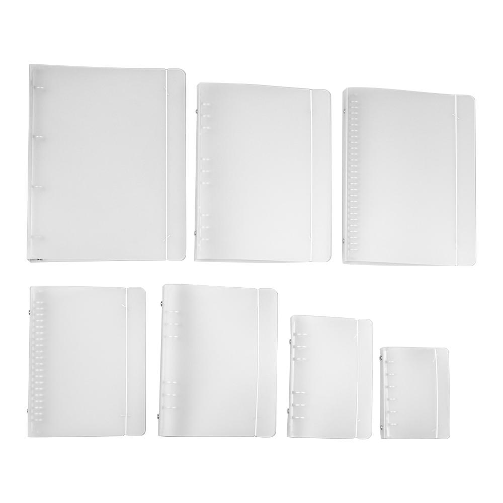 Binder A4 Lever - Fosco transparente a4/b5/a5/a6/a7 folhas soltas notebook