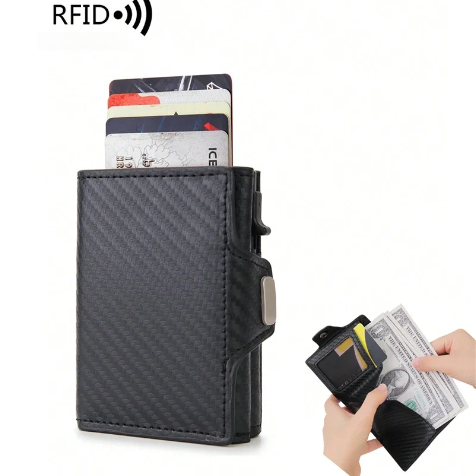 Index Card Holder - Carteira Pop-Up com Bloqueio RFID para