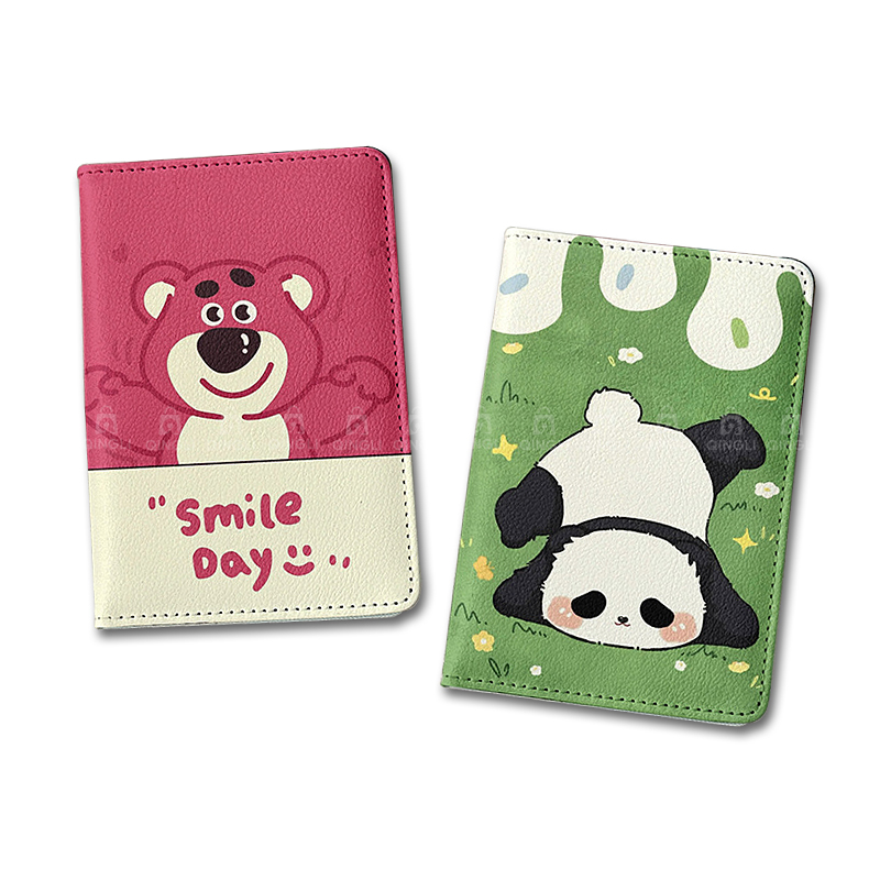 Index Card Holder - Capa de Passaporte Panda Fofo para