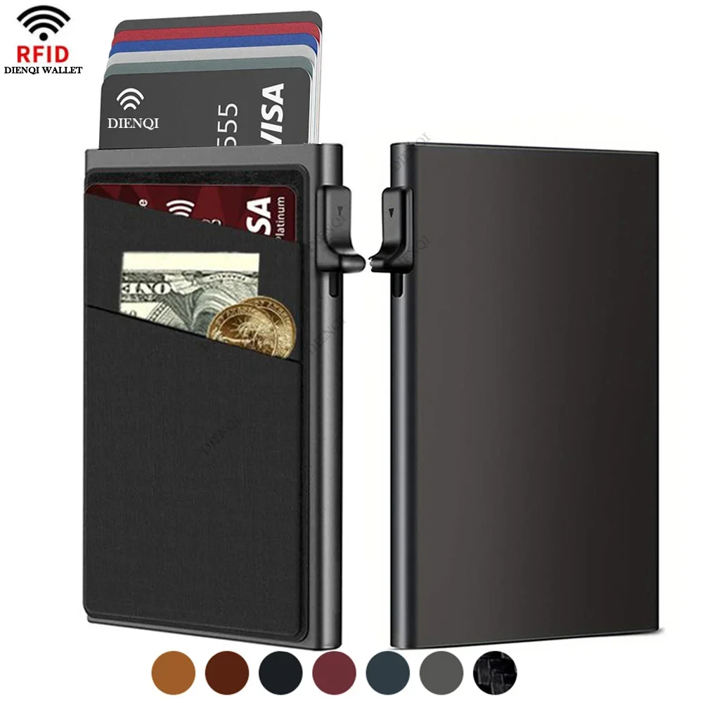 Index Card Holder - Rfid negócios titular do cartão de