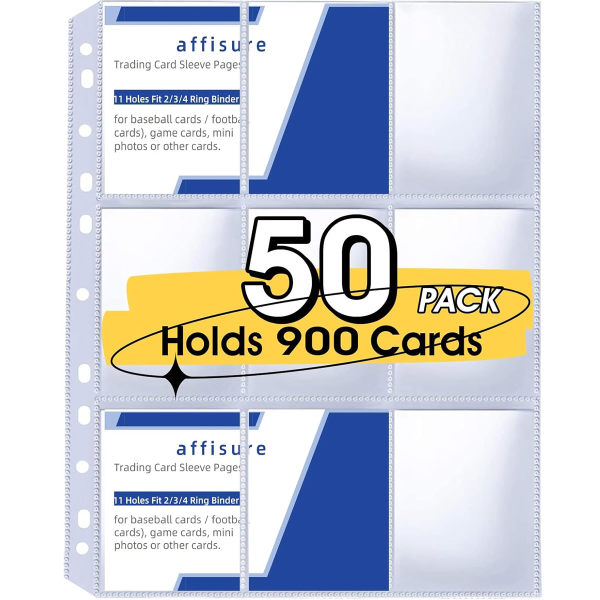 Card Index Box - Pacote com 50 Protetores de Cartas