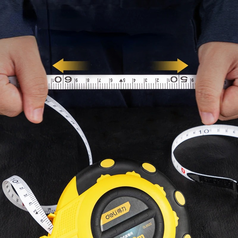 Fita Métrica Retrátil Deli de  - Tape Dispenser Weighted avaliação e preço