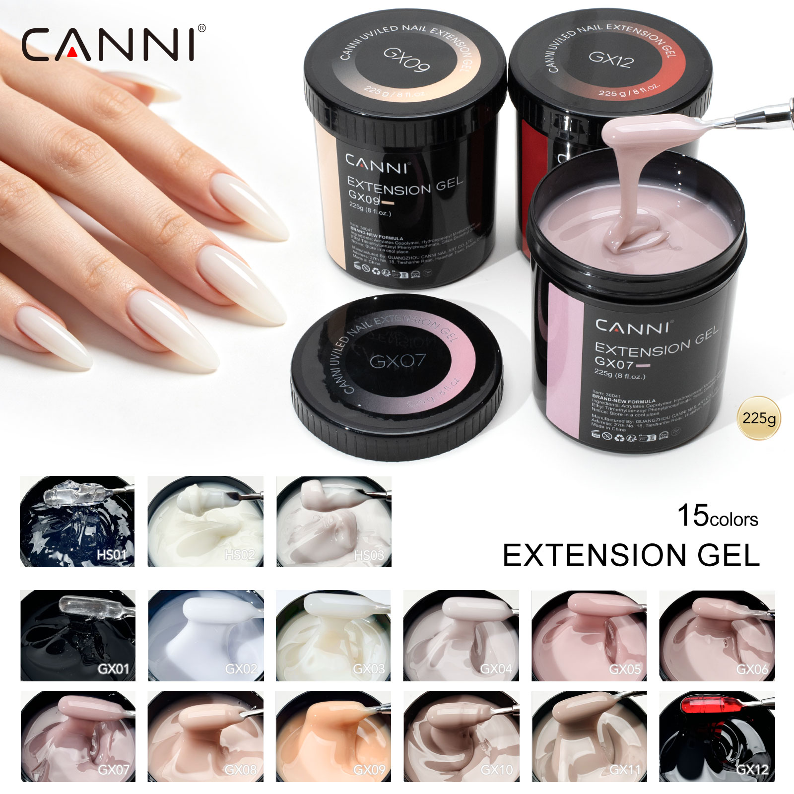 CANNI 225g Gel Camuflante de R - Gel Refill Pack avaliação e preço