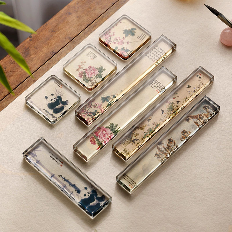1 peça peso de papel de vidro  - Paper Weight Crystal avaliação e preço
